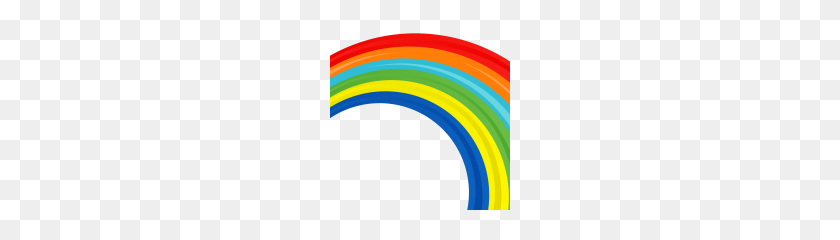 180x180 Rainbow Png Clipart - Rainbow PNG