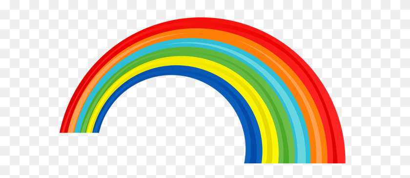 600x306 Rainbow Png Free Download - Rainbow PNG