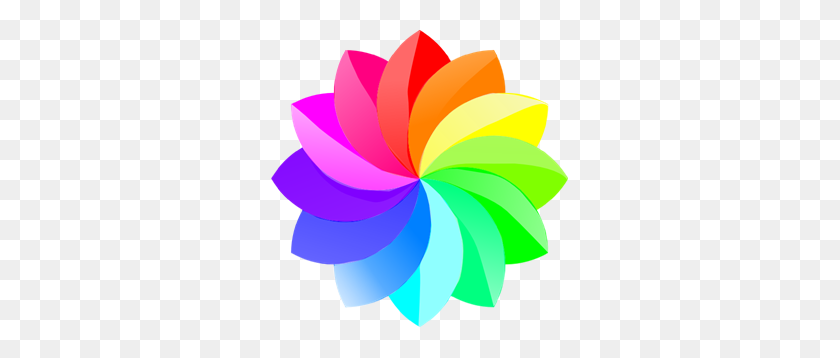297x298 Rainbow Png Images, Icon, Cliparts - Pinwheel Clipart