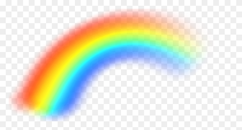 850x425 Rainbow Png Pic Png - Rainbow PNG Transparent Background