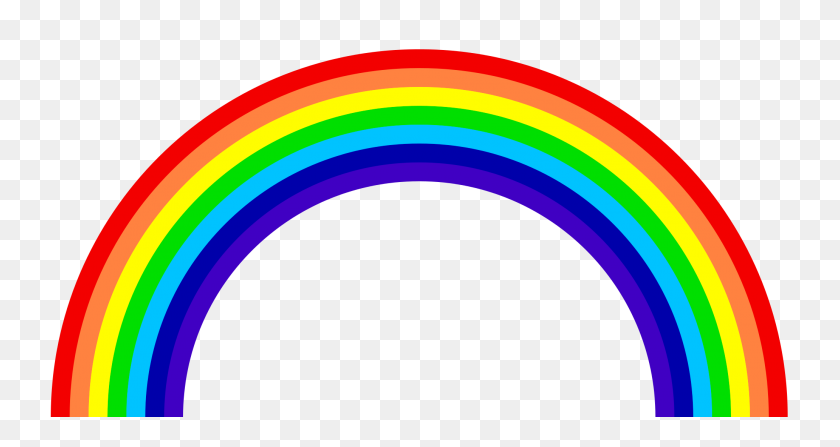 2064x1026 Rainbow Png Transparent Image - Rainbow PNG