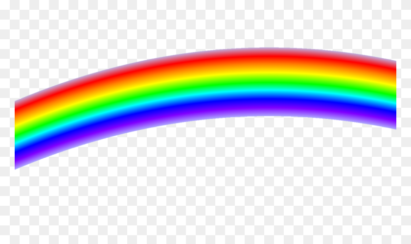1024x576 Rainbow Png Transparent Images - Rainbow Line PNG
