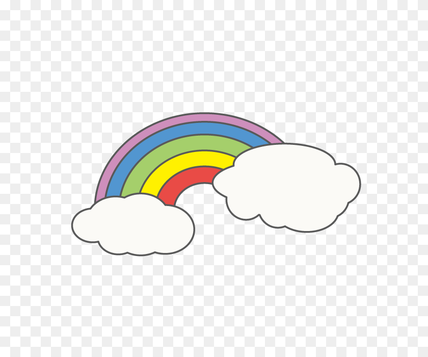 640x640 Rainbow Rainbow Free Illustration Distribution Site Clip Art - Rainbow Clipart Free