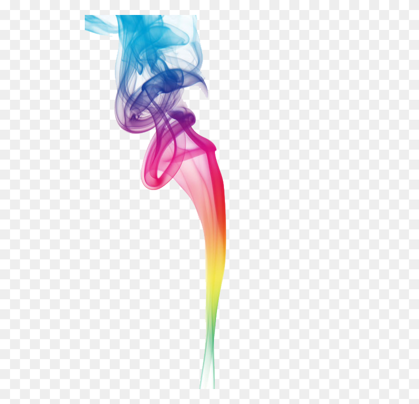 500x750 Rainbow Smoke Smokey Rainbowsmoke Colorful Colors Color - Rainbow Smoke PNG