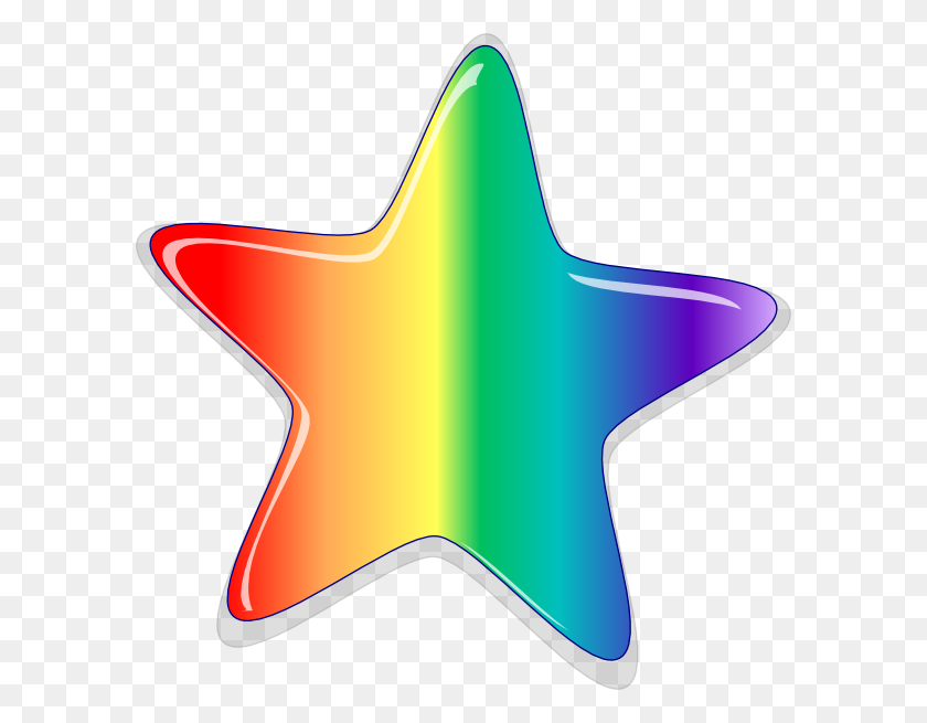 594x595 Rainbow Stars Clipart Rainbow Star Hi - Ohio Clipart