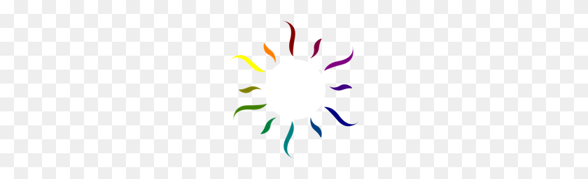Rainbow Sun Rays Png, Clip Art For Web - Sun Rays Clipart