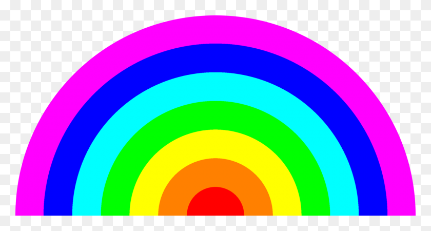 Rainbow Sunlight Circle Color - Rainbow Circle PNG