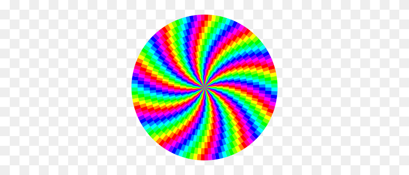 300x300 Rainbow Swirl Png Clip Arts For Web - Rainbow Circle PNG