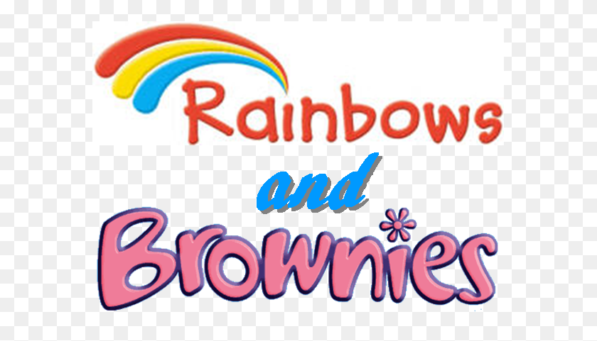 579x421 Rainbows Brownies - Brownies PNG
