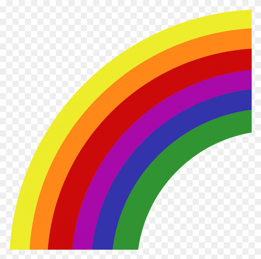 1280x1271 Rainbows Transparent Png Images - Rainbow Line PNG