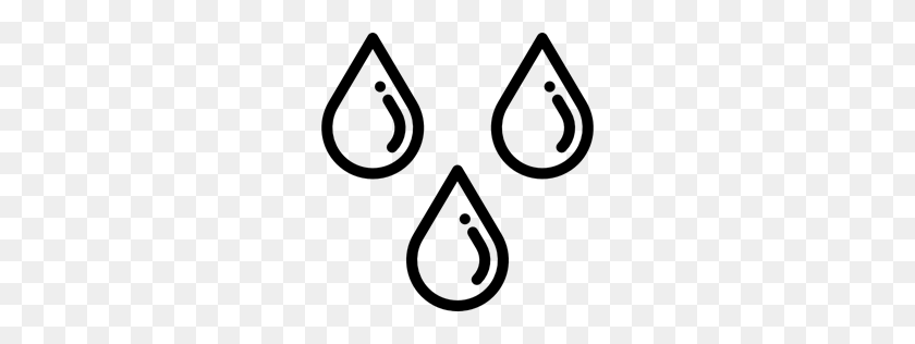 256x256 Raindrop, Rain, Drop, Water, Teardrop, Weather Icon - Raindrop Clipart Black And White