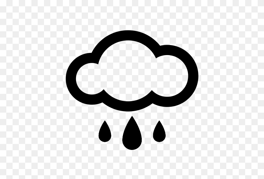 512x512 Raindrop, Weather, Ran With Png And Vector Format For Free - Raindrop PNG