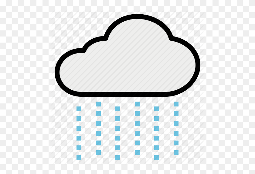 512x512 Raindrops Clipart Drizzle Rain - Rain Puddle Clipart