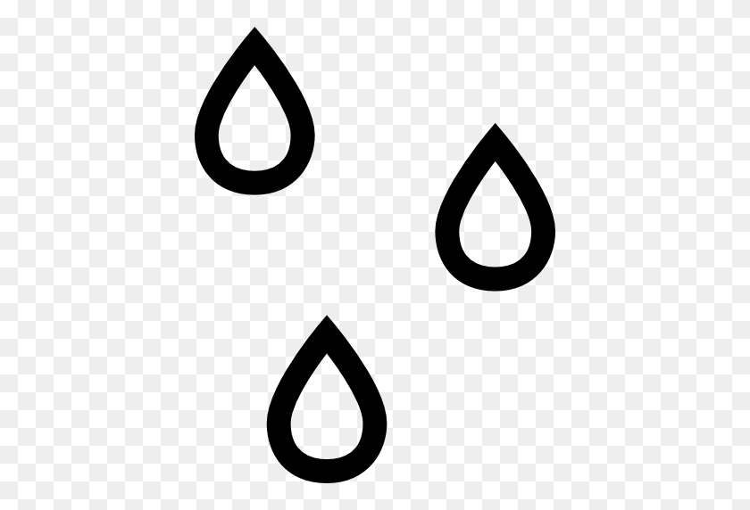 512x512 Icono De Gotas De Lluvia, Contornos, Clima, Símbolo De, Agua, Gotas Gratis - Raindrop Clipart Free