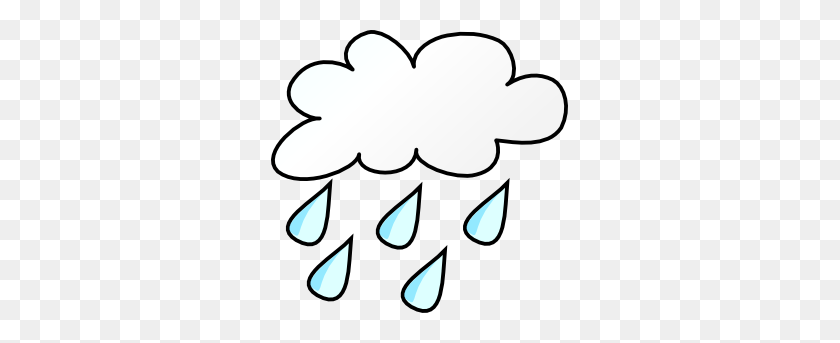 297x283 Rainy Weather Clip Art - Cloudy Day Clipart