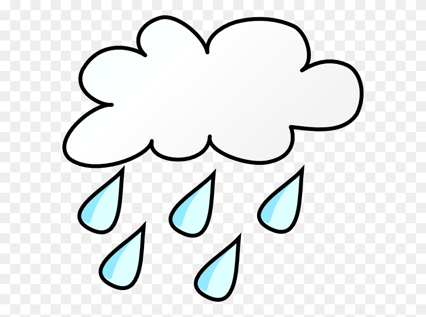 594x565 Rainy Weather Clip Art Free Vector - Rain Puddle Clipart