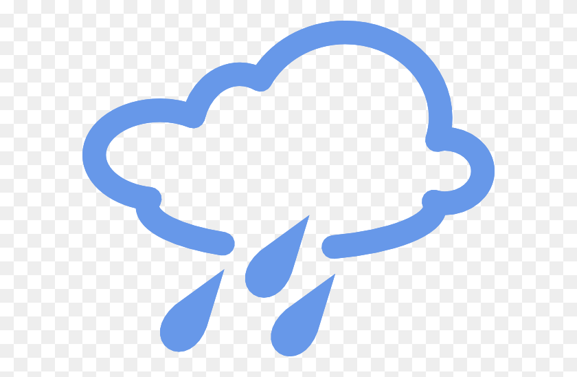 600x488 Rainy Weather Clipart - Rainfall Clipart