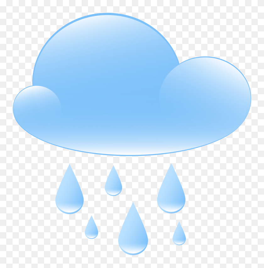 7854x8000 Rainy Weather Icon Png Clip Art - Weather Clip Art