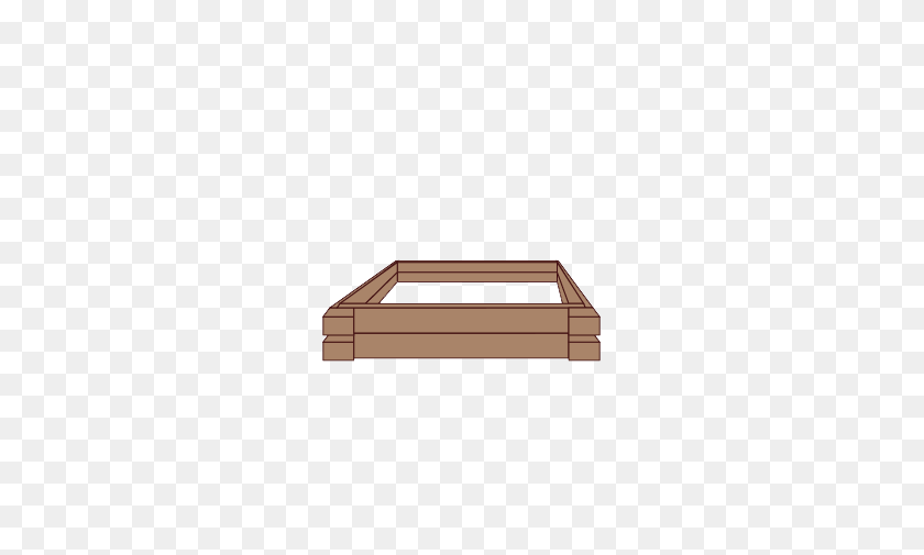 441x445 Raised Beds One Small Garden - Flower Bed PNG