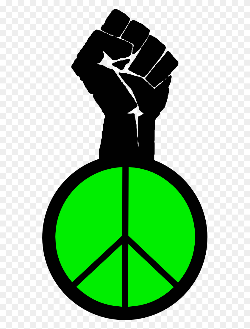 555x1044 Raised Fist Black Power Peace Symbols Clip Art - Black Fist PNG