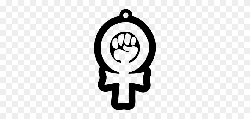 208x340 Raised Fist Computer Icons Black Power Download - Fist Clipart Black And White