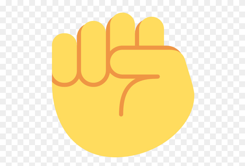 512x512 Emoji С Поднятым Кулаком - Клипарт С Поднятым Кулаком