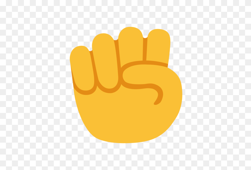 512x512 Raised Fist Emoji - Fist Emoji PNG