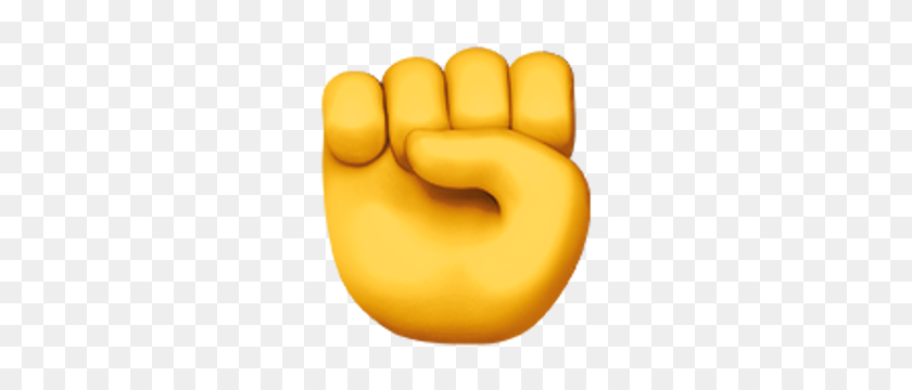 300x300 Raised Fist Emojis !!! Emoji, Raised Fist And Smiley - Fist Emoji PNG