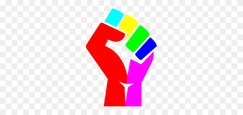 245x340 Raised Fist Olympics Black Power Salute Symbol Free - Salute Clipart