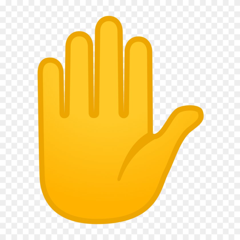 1024x1024 Raised Hand Icon Noto Emoji People Bodyparts Iconset Google - Raised Hands PNG