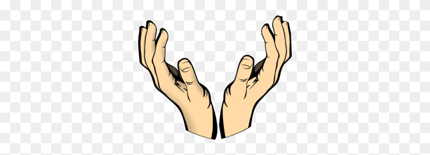 300x243 Raised Hands Clip Art - One Finger Clipart