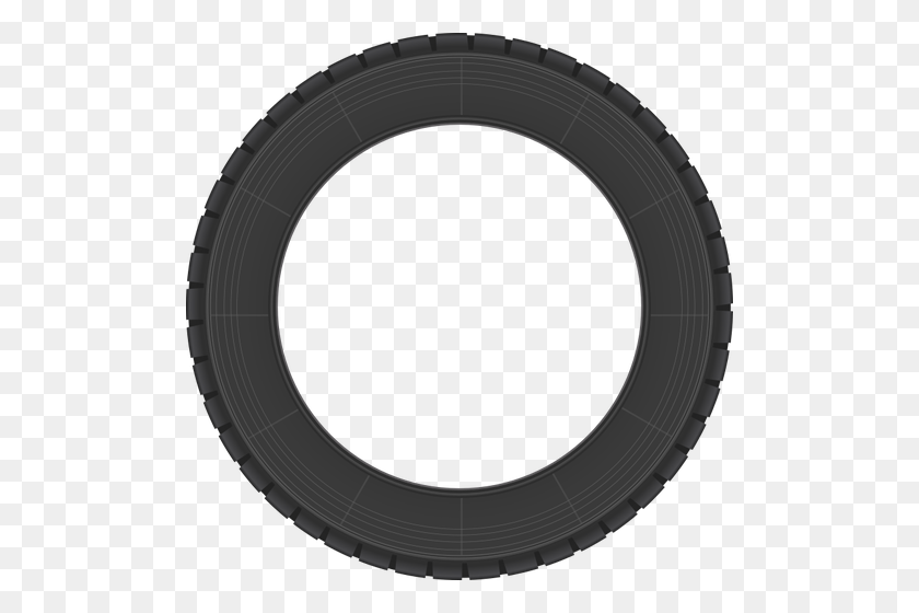 500x500 Rally Tire Vector Clip Art - Inner Tube Clipart