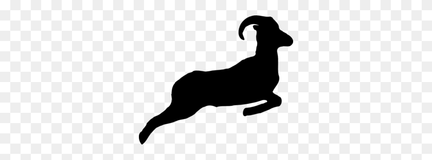 300x252 Ram Clipart - Goat Clipart Black And White