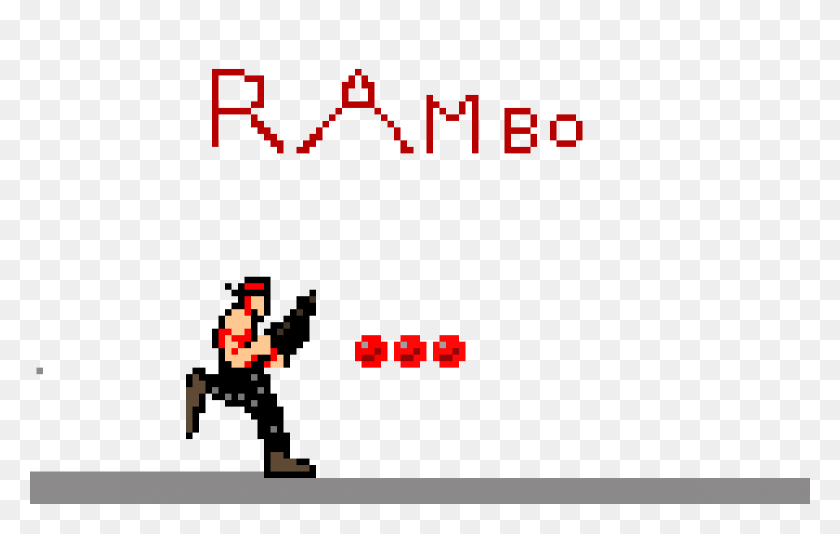 1200x730 Rambo Pixel Art Maker - Rambo Png