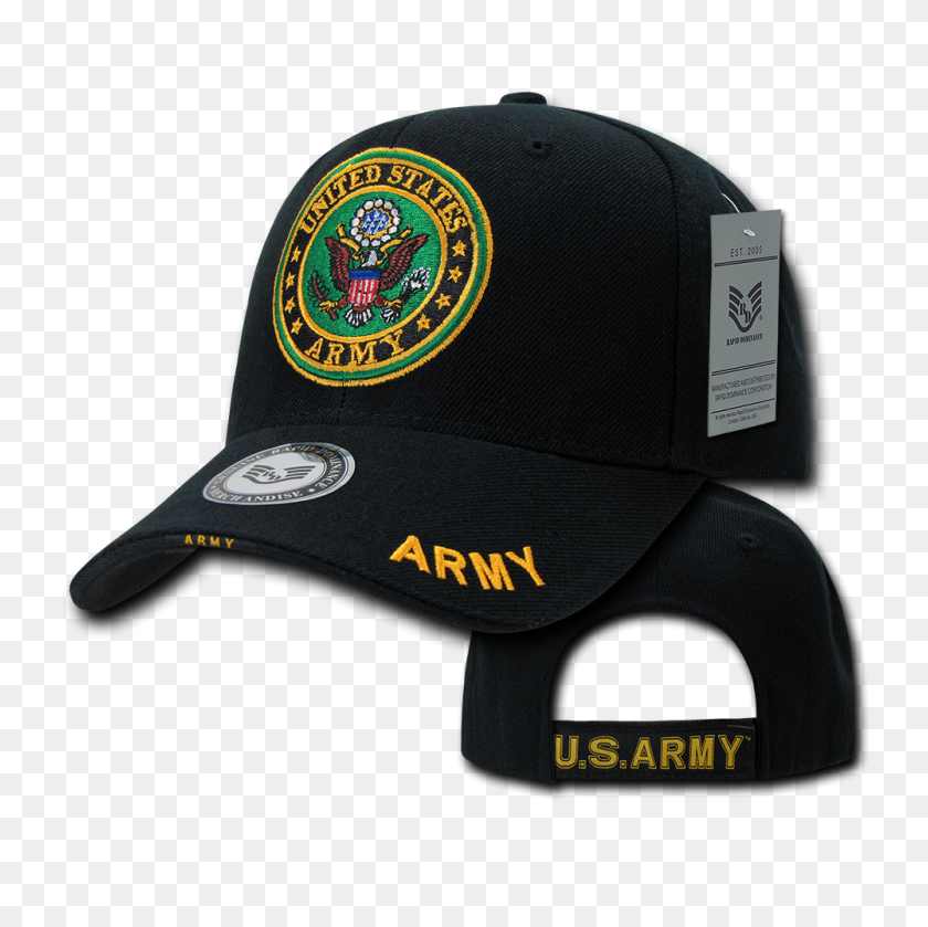 1000x1000 Rapid Dominance Del Ejército De Los Estados Unidos Logotipo De La Leyenda Oficial De La Rama De Sombreros De Béisbol - Ejército Sombrero Png