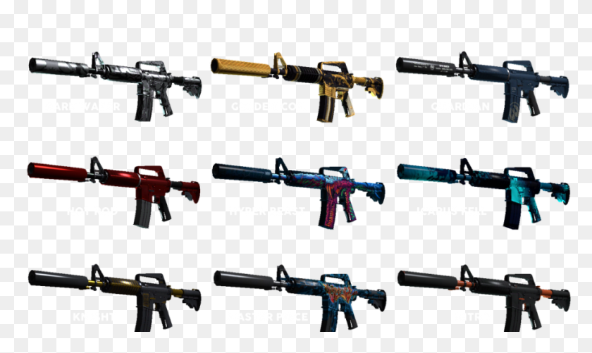 912x516 Rarest S Skins In Csgo Dbltap - Csgo Character PNG