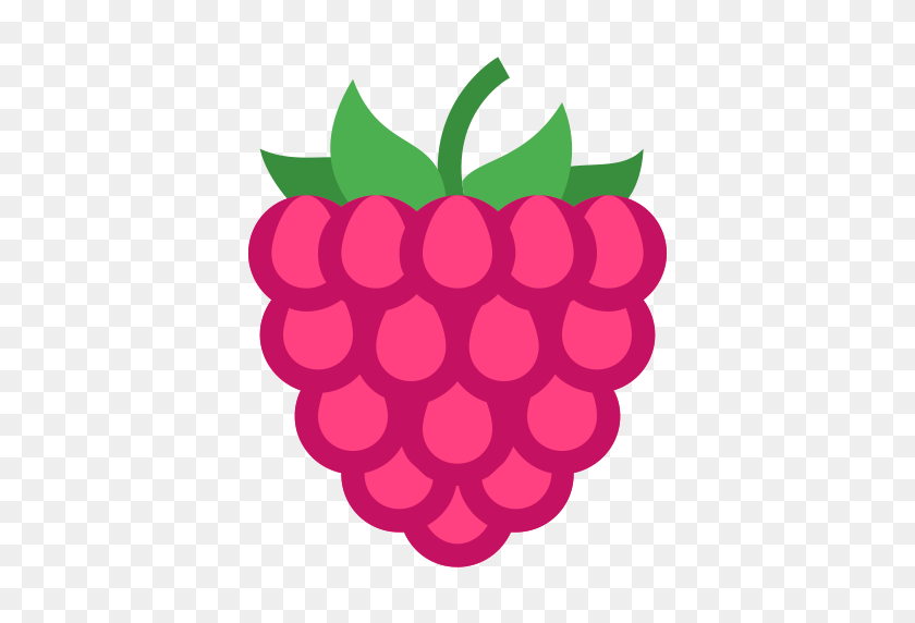 512x512 Raspberry, Fill, Multicolor Icon With Png And Vector Format - Raspberry PNG