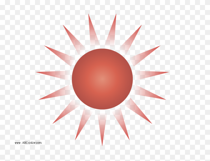 800x600 Raster Clipart Sol Con Rayos Triangulares - Rayos Png