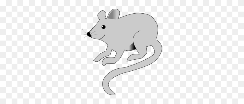 276x299 Rat Clipart Grey Mouse - Rat Clipart
