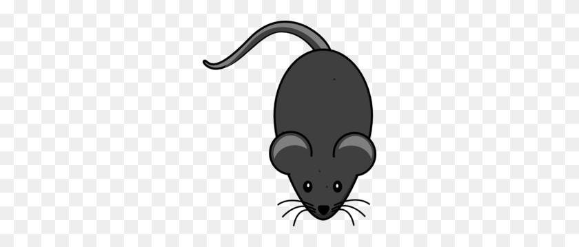 252x299 Rat Clipart Grey Mouse - Mice Clipart Black And White