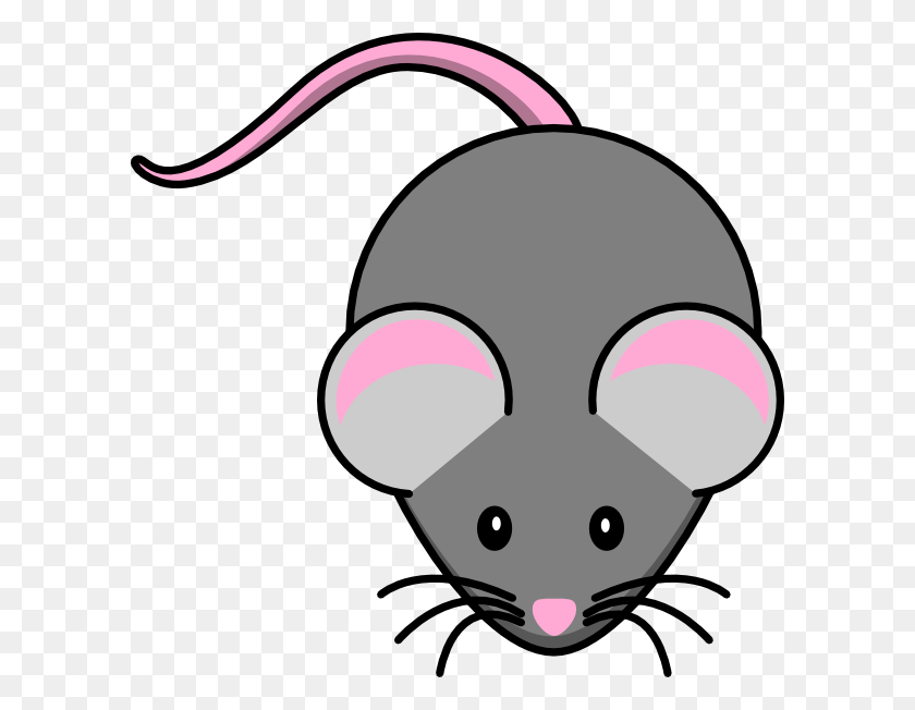 600x592 Rat Clipart Grey Mouse - Hot Rod Clipart