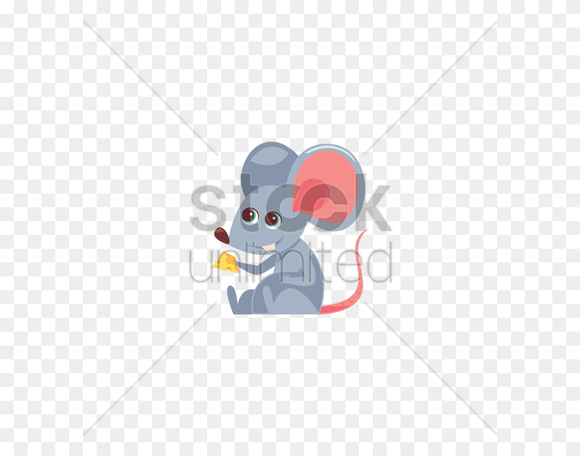 600x600 Rat Eating Cheese Vector Image - Rat Clipart PNG