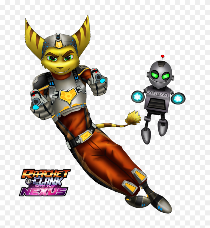 856x933 Ratchet And Clank - Ratchet And Clank PNG
