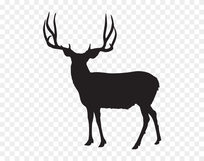 600x600 Rates Antler Canyon Outfitters - Deer Silhouette PNG