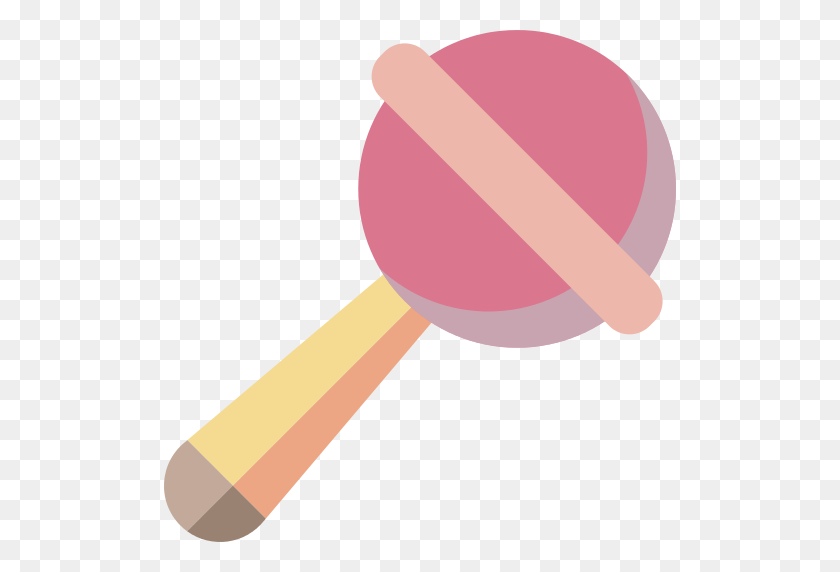 512x512 Rattle Png Icon - Baby Rattle PNG