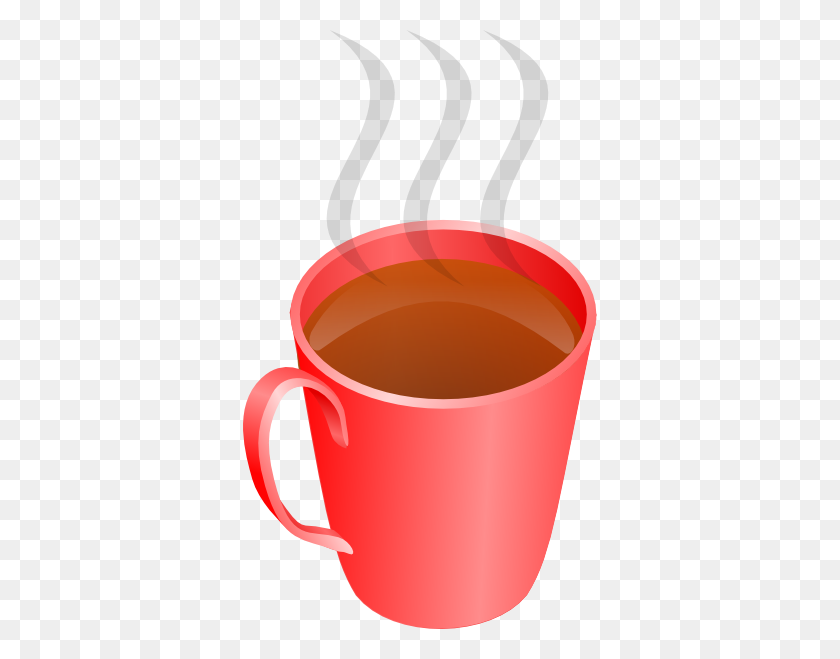354x599 Rau A Cup Of Tea Clipart Vector Gratis - Taza De Café Clipart Free