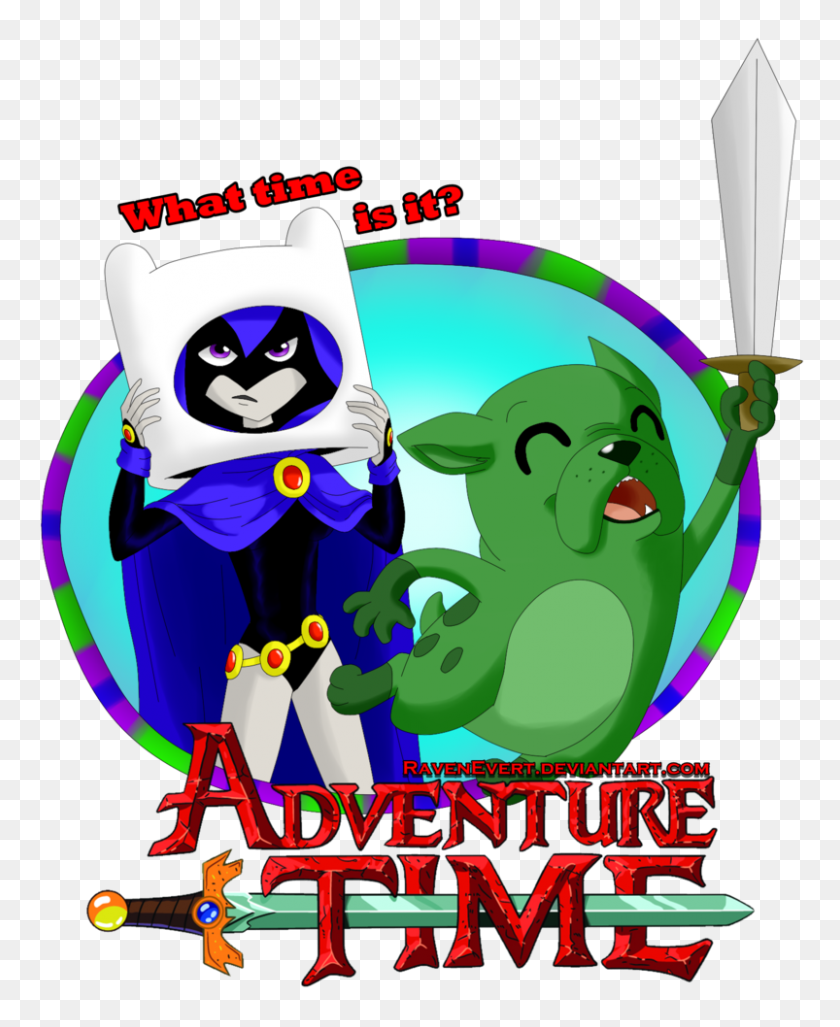 803x996 Raven And Beast Boy Adventure Time Teen Titans Know Your Meme - Teen Titans PNG