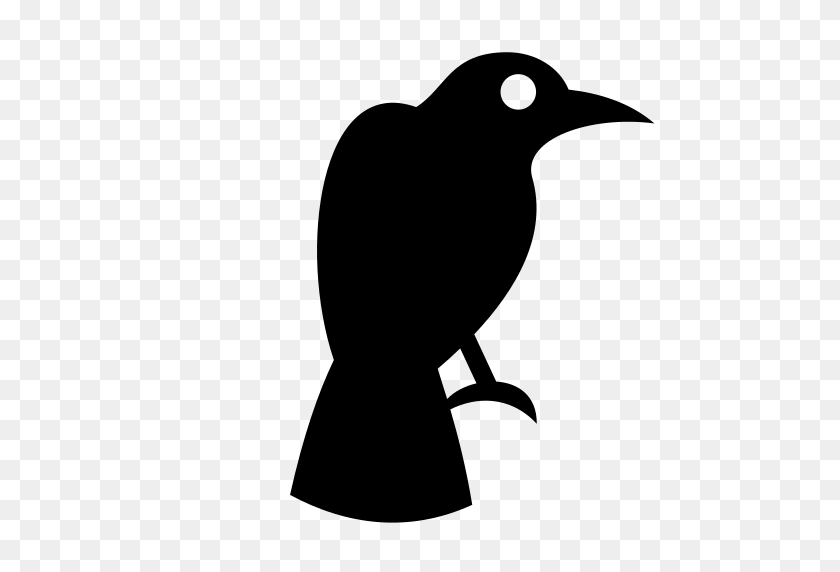 512x512 Raven Transparent Png Pictures - Raven Clipart Black And White
