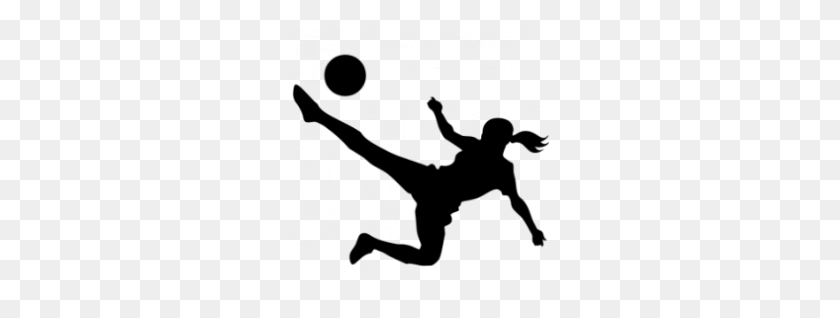 258x258 Ray Soccer Girls - Basketball Player Silhouette PNG