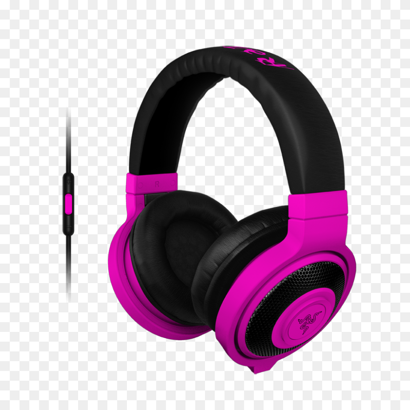 800x800 Razer Kraken Mobile Analog Music Gaming Headset, Neon Purple - Razer PNG